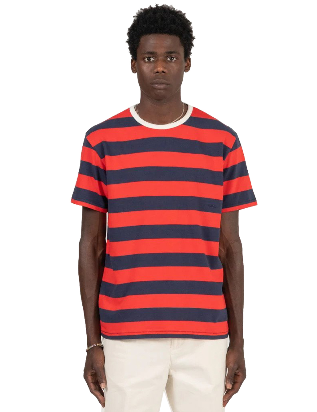 Knickerbocker - Mojave Bar Stripe T-Shirt - Red/Navy