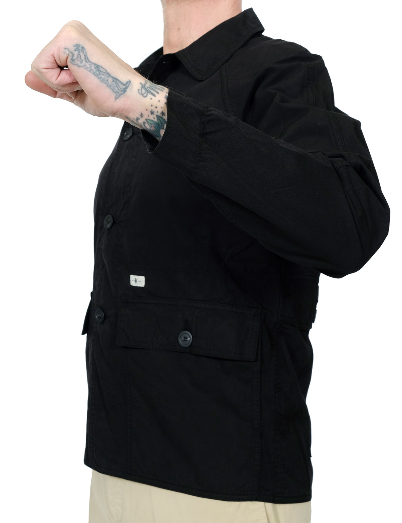 Knickerbocker Raglan Hunting Jacket Black