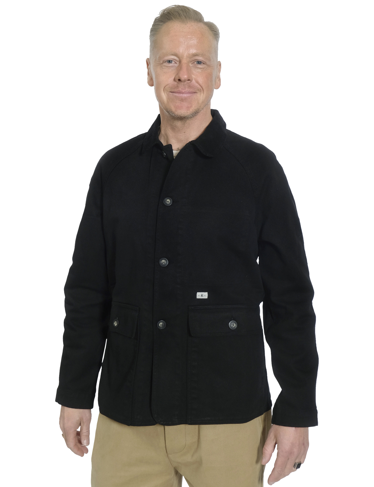 Knickerbocker - Raglan Hunting Jacket Heavy Twill - Black