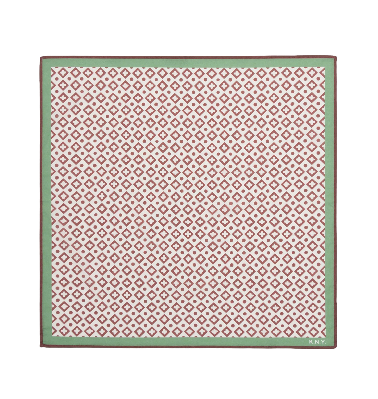 Knickerbocker---The-Tiles-Bandana---Burgundy-Tiles1