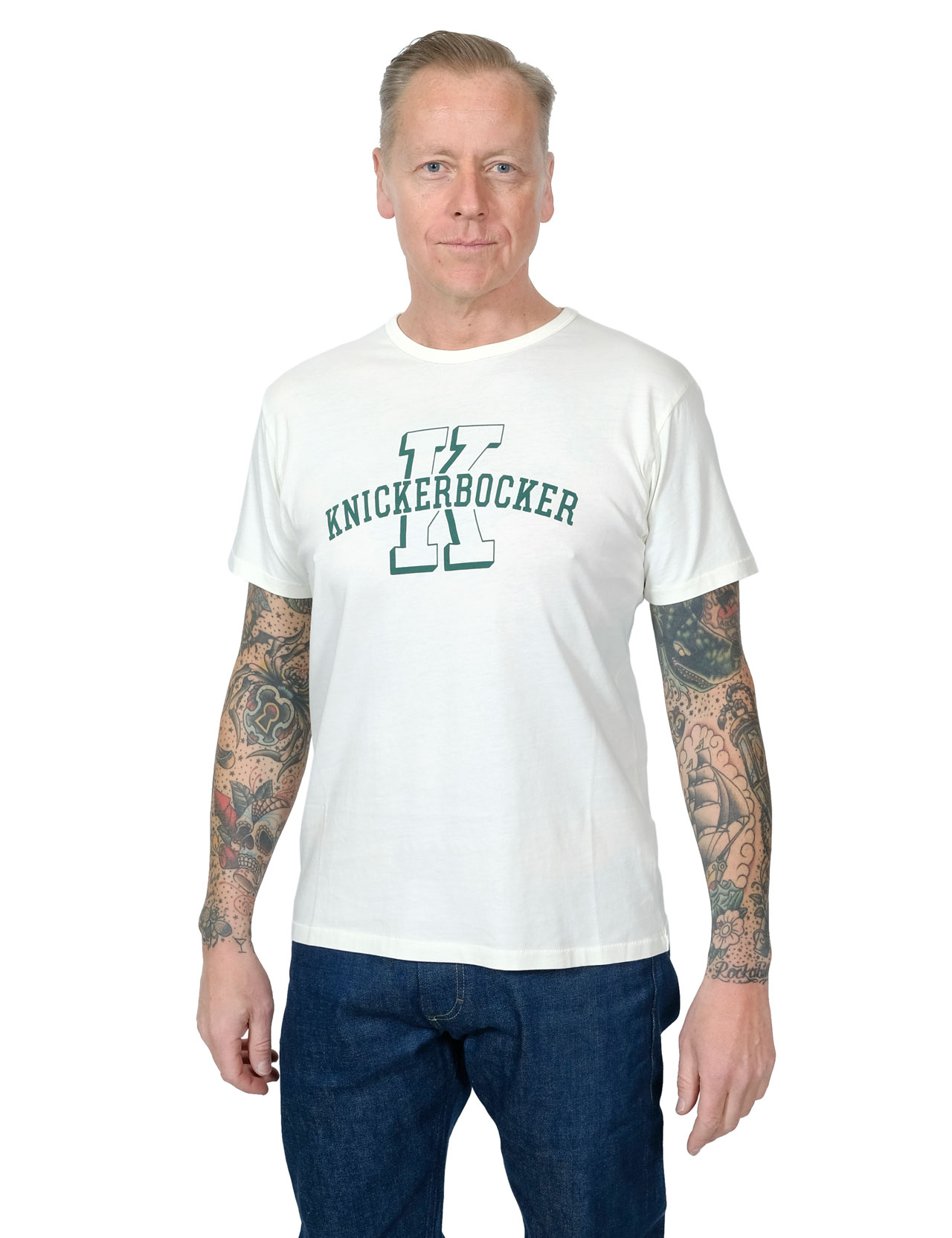 Knickerbocker - University T-Shirt - Milk White