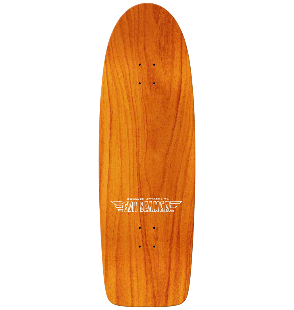 KROOKED - Krooked EVIL BEAMER SHAPED LTD DECK ビーマー RARE KROOKED Pure Evil Beamer COUPE Limited Mark Gonzales