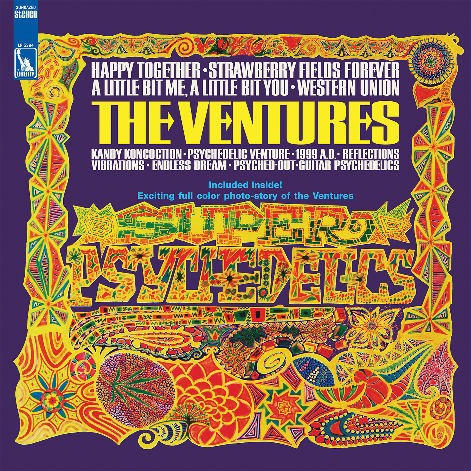 Ventures, The - Super Psychedelics (Ltd Colored Vinyl) - LP