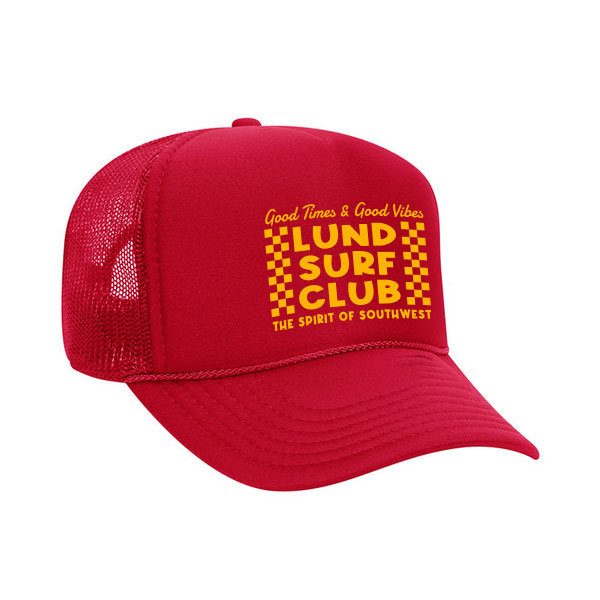 LSC - Good Times & Good Vibes Trucker Hat - Red