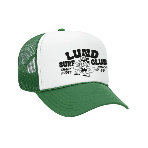 LSC - Shady Dudes Trucker Hat - Kelly Green / White