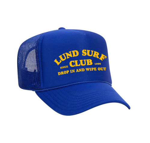 LSC - Drop In and Wipe Out Trucker Cap - Royal Blue