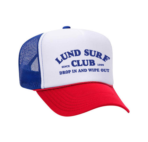 LSC - Drop In and Wipe Out Trucker Cap - Red/White/Blue