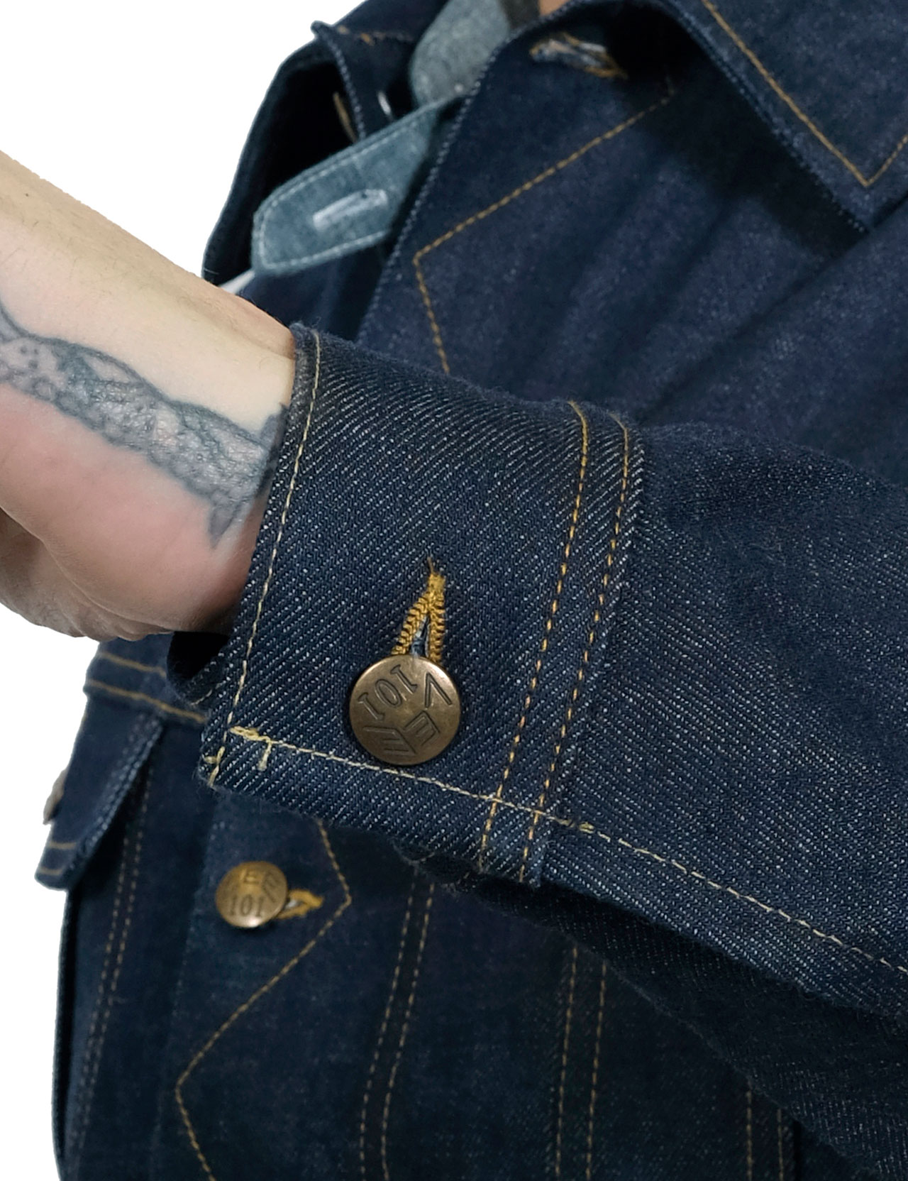 lee selvedge denim jacket