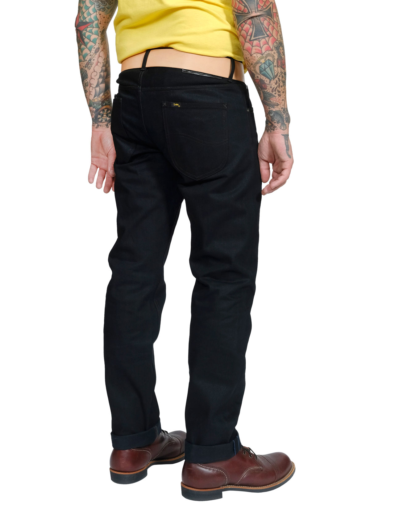 Lee - 101 S Regular Fit Jeans Dry Black - 13oz