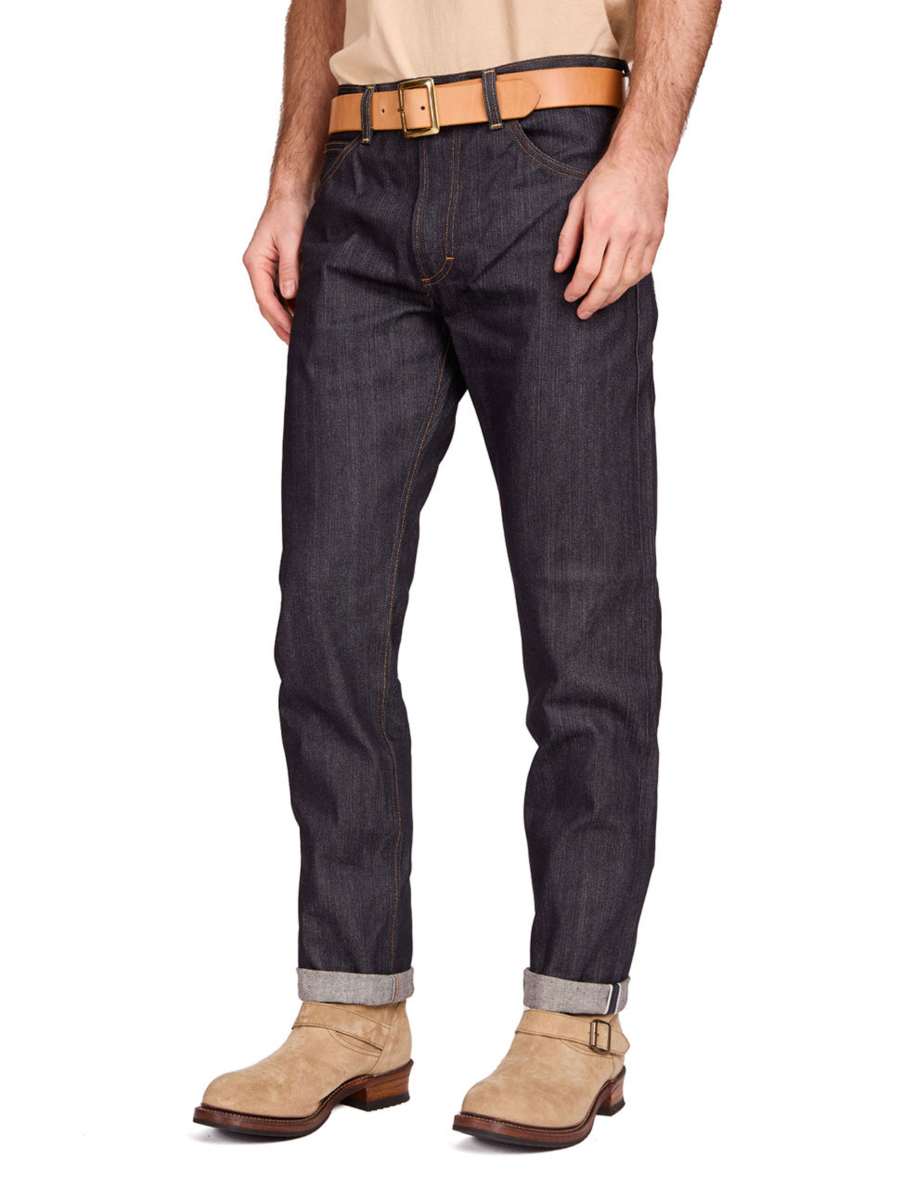 Lee 101 - 101 Z Japanese Selvedge Denim Jeans 14 3/4 oz - Dry Blue | S