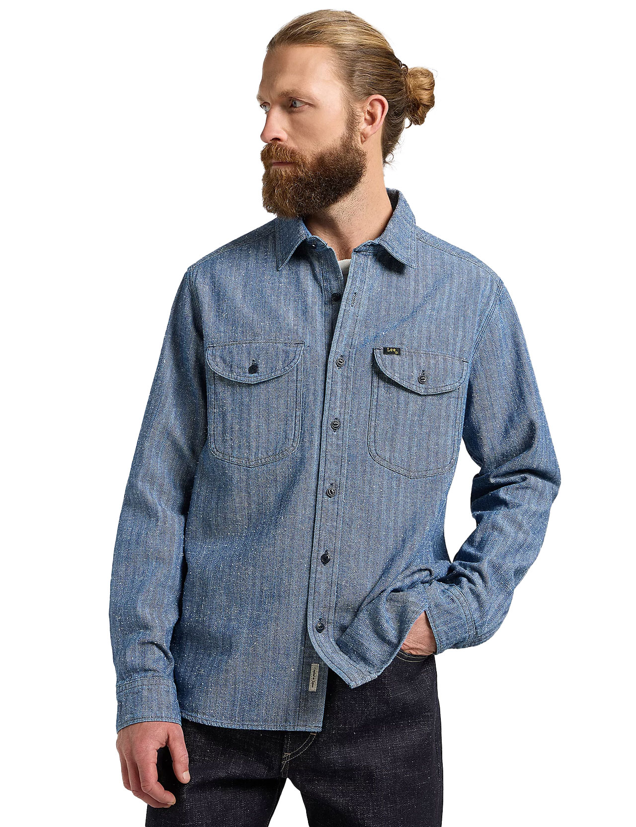 Lee 101 - Heritage Workwear Relaxed Shirt - Dark Indigo