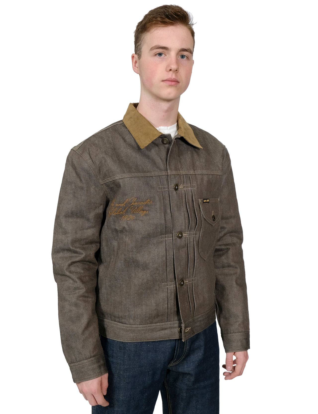 Lee X BKC - 1930s LEE Cowboy Jacket Selvedge Denim - Brown