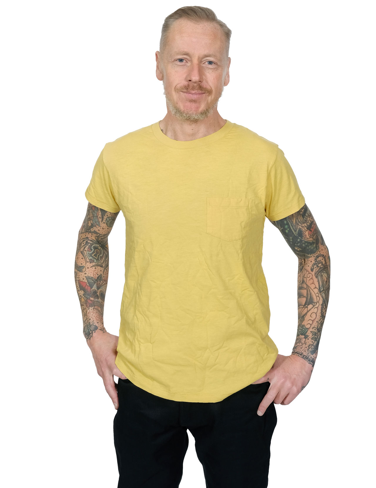 Levis Vintage Clothing - 1950s Sportswear Tee - Misted Yellow