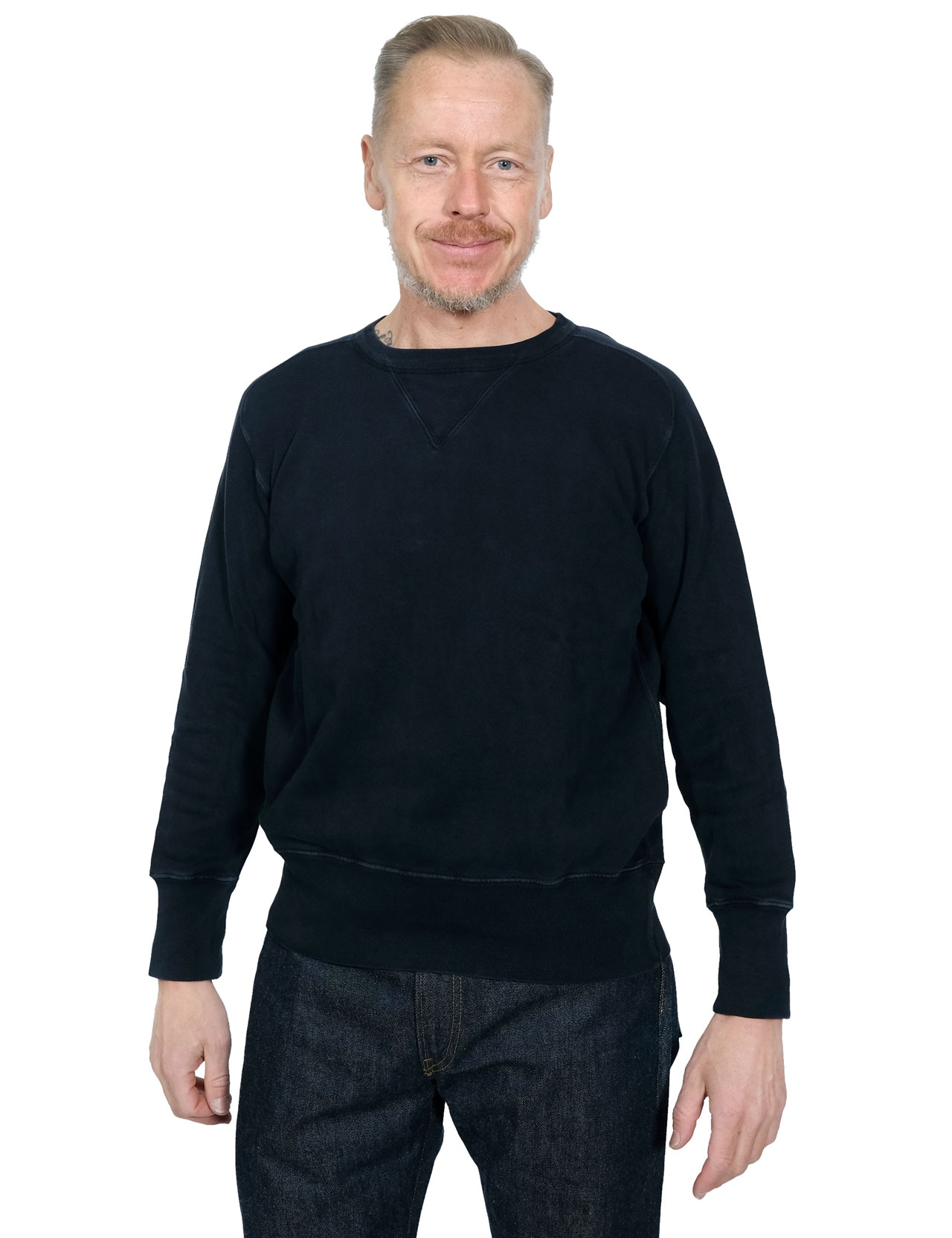 Levis Vintage Clothing - Bay Meadows Sweatshirt - Stonewashed Black