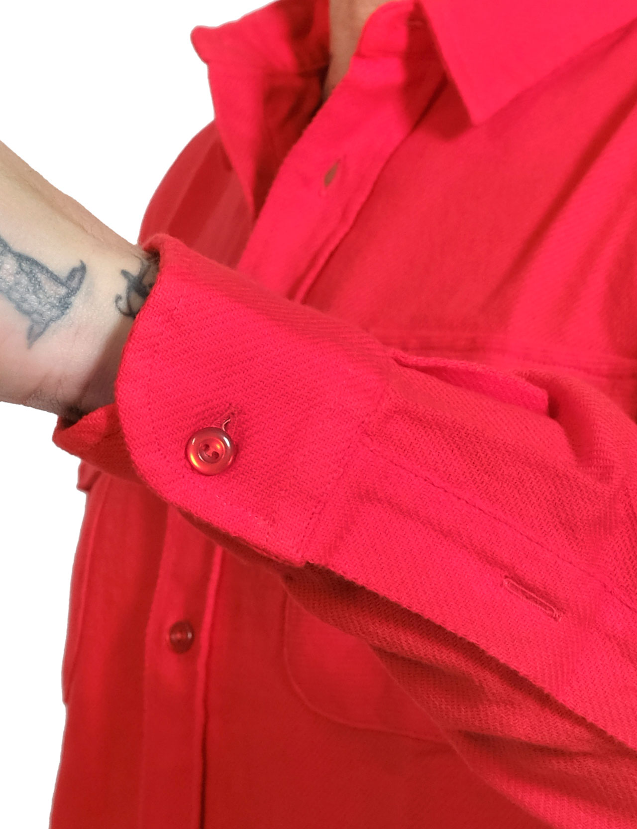 Levis Vintage Clothing - Shorthorn Shirt - Flame Red