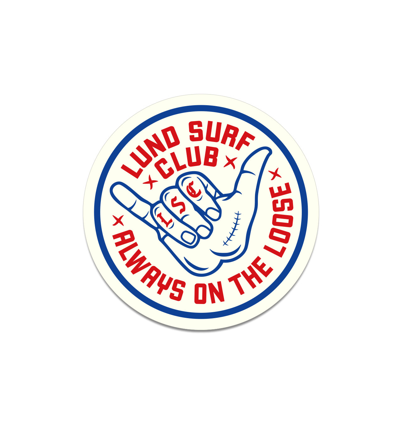Lund-Surf-Club---Always-On-The-Loose-Sticker