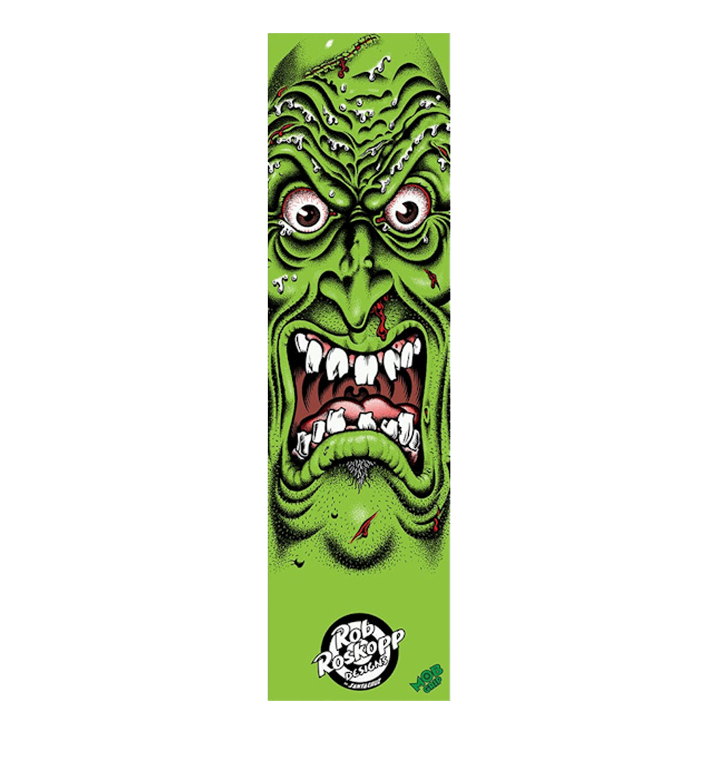 MOB - Graphic Grip Roskopp Face Green Grip Tape- 9´´ x 33´´