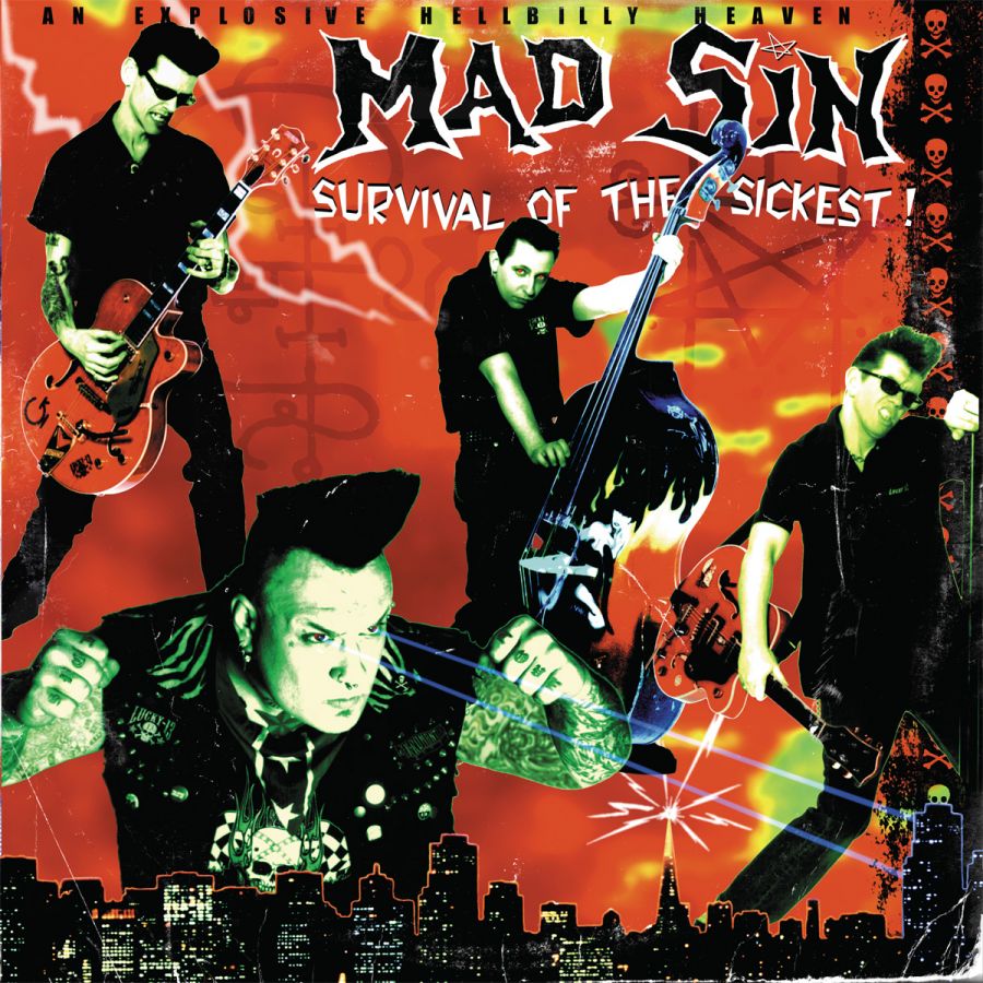 Mad Sin - Survival Of The Sickest (Swirl Vinyl) - LP