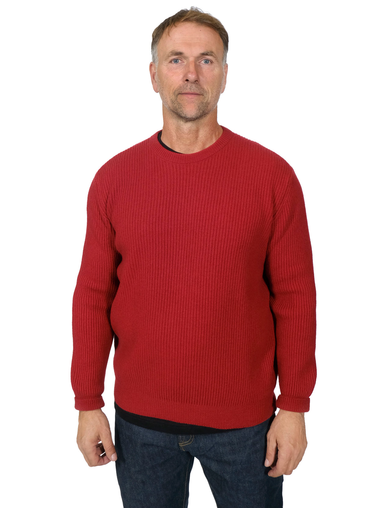 Maglificio-GRP---Crewneck--red-1