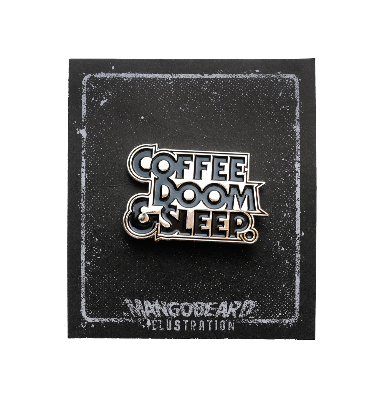 Mangobeard - Coffee, Doom & Sleep - Pin