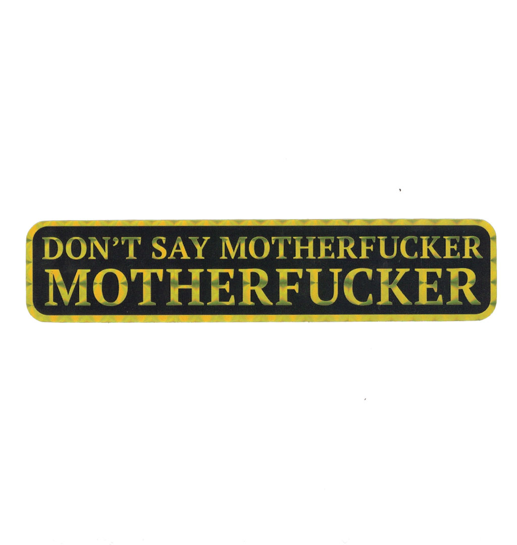 Mangobeard---Dont-Say---Sticker-gold2