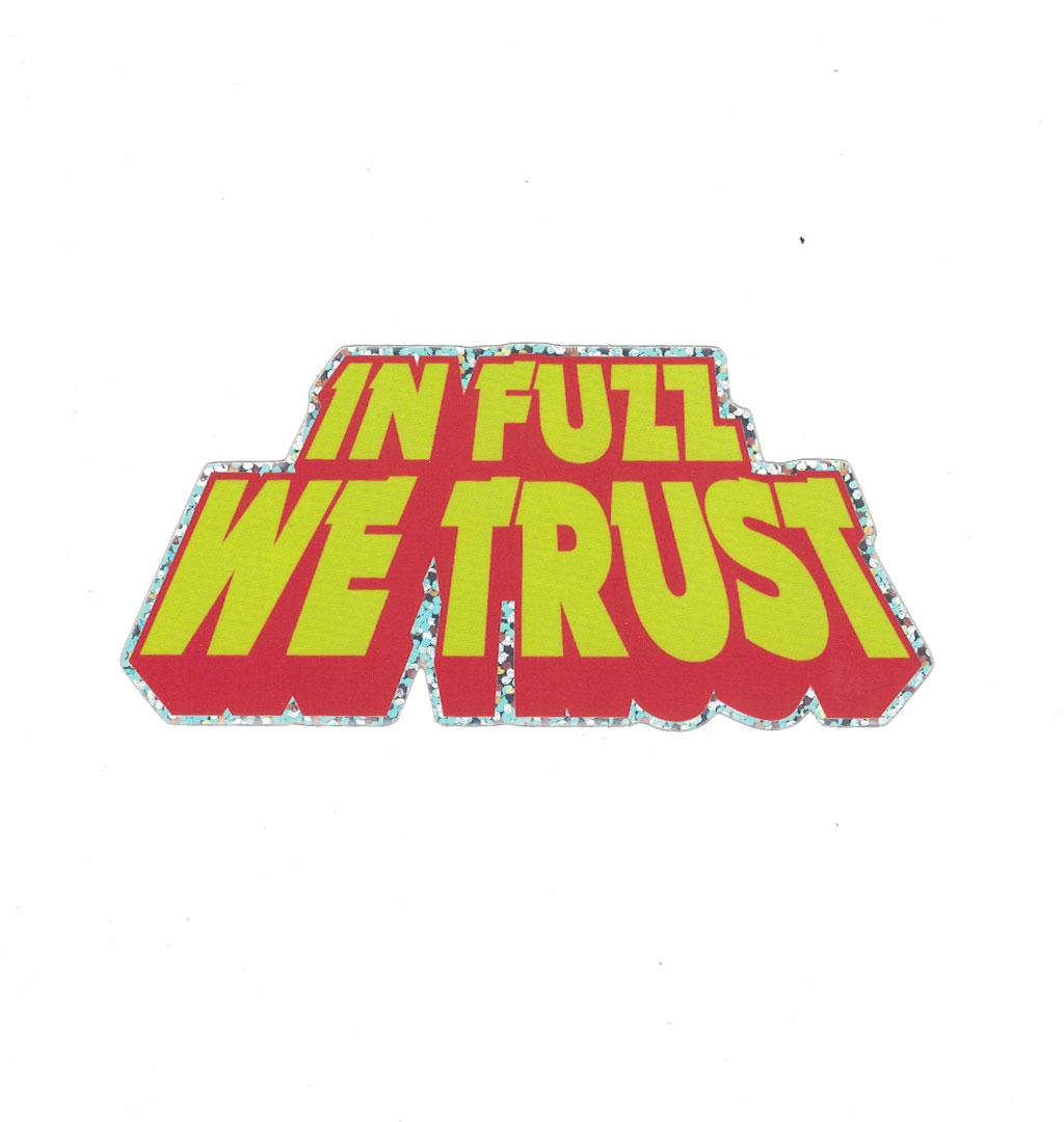 Mangobeard - In Fuzz We Trust - Holographic Sticker