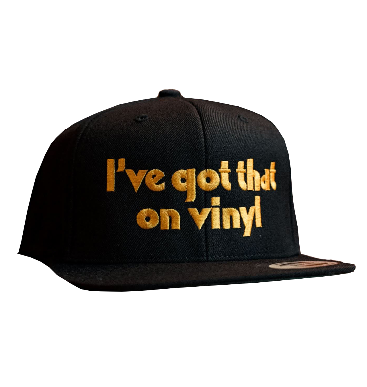 Mangobeard - I´ve Got That On Vinyl Snapback Hat - Black/Gold