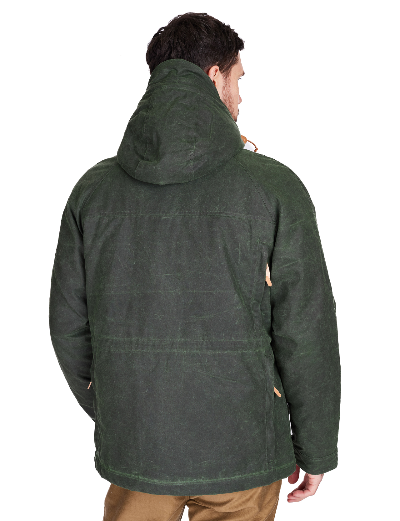 Manifattura Ceccarelli Fisherman Parka Waxed Canvas Dark Green