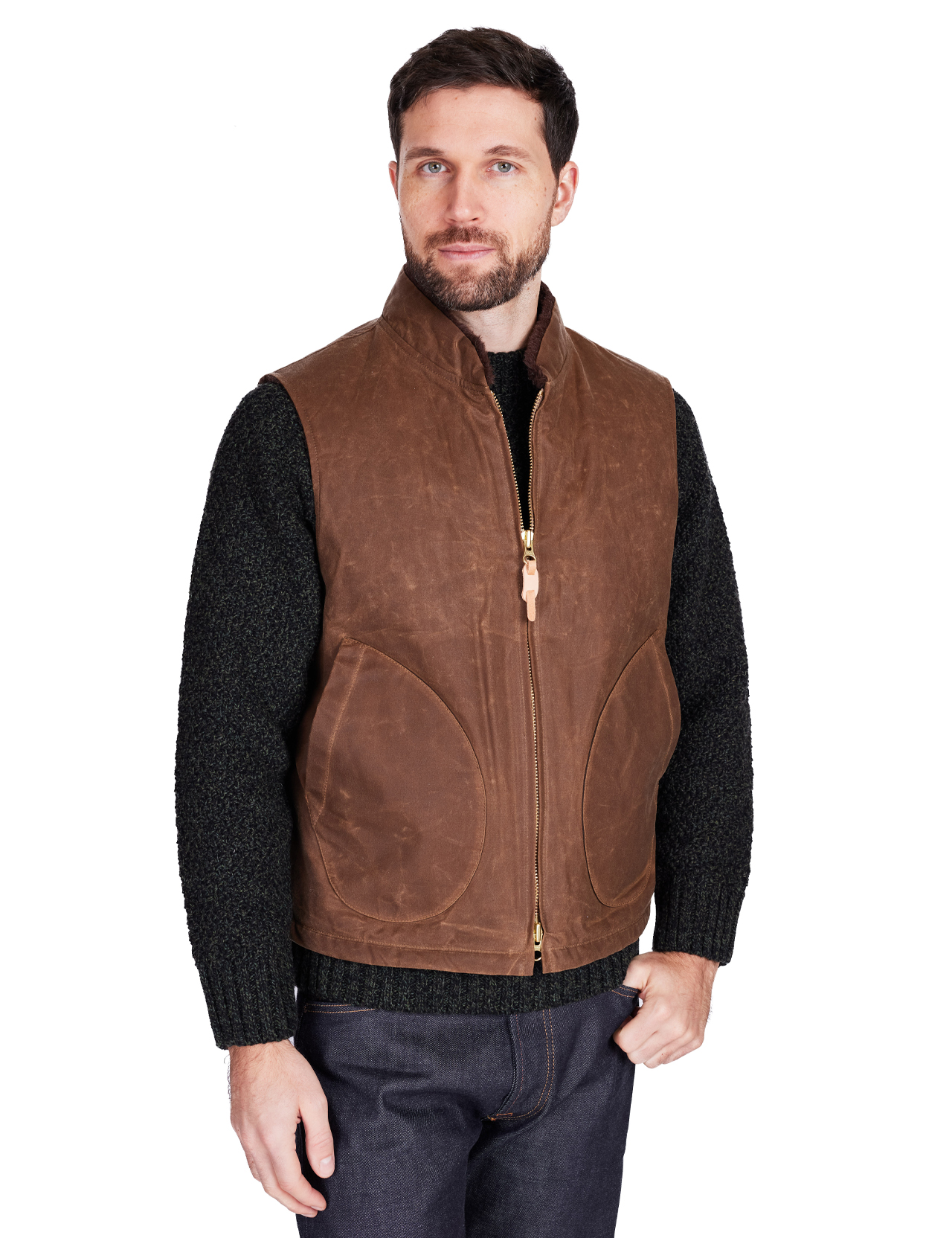 Manifattura Ceccarelli - Mountain Vest - Dark Tan