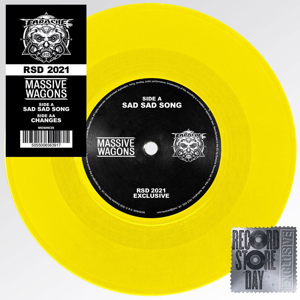 Massive Wagons - Sad Sad Song / Changes (RSD2021)(Color Vinyl) - 7´´