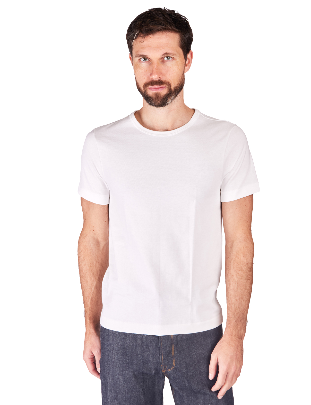 Merz b Schwanen - 2M15 Sturdy Jersey T-shirt - White