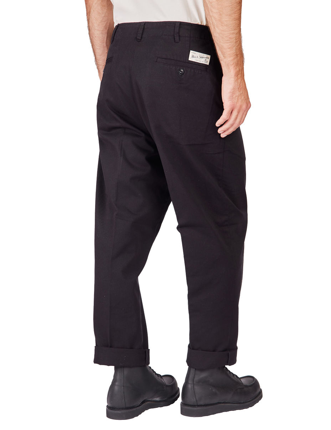 1940s Cotton Twill High Rise Wide Leg Chino – Merz b. Schwanen