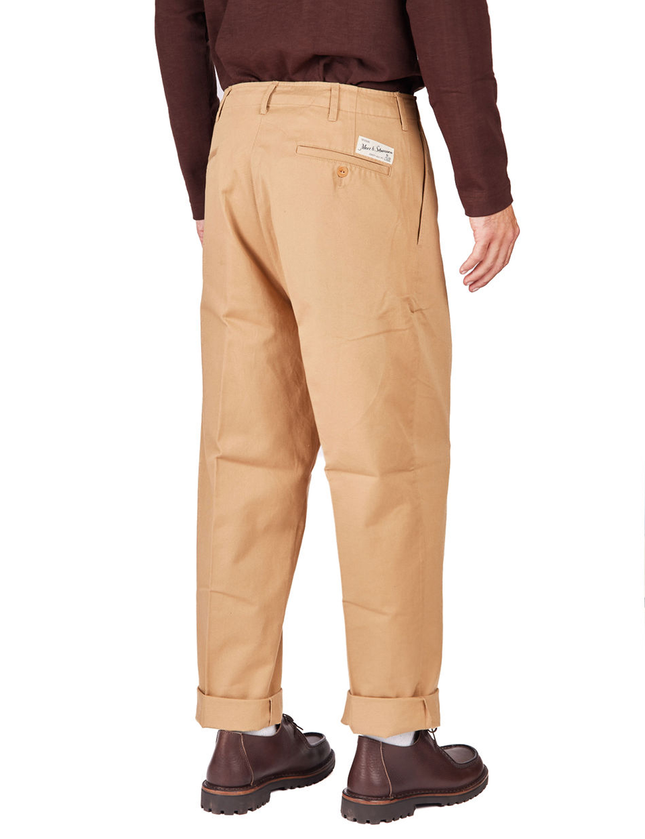 Merz b Schwanen - Organic Cotton Twill Chino 8.8oz - Khaki