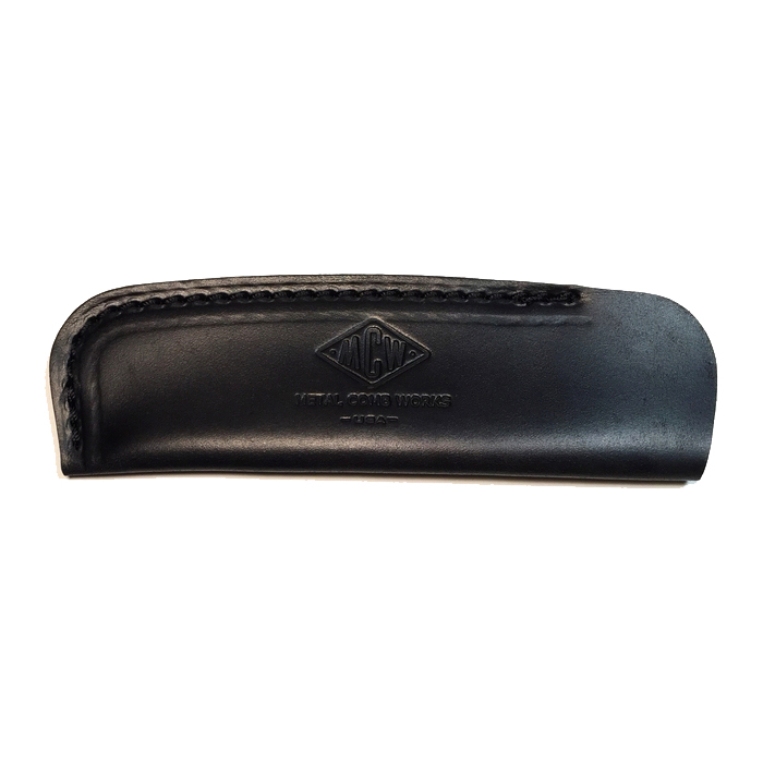 Metal Comb Works - USA Crafted Leather Sheath - Black