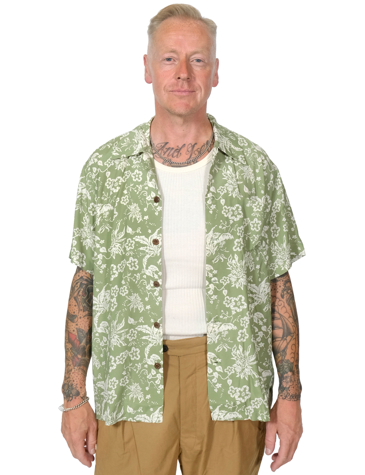 Micky Oye - Aloha Shirt - Hana Green