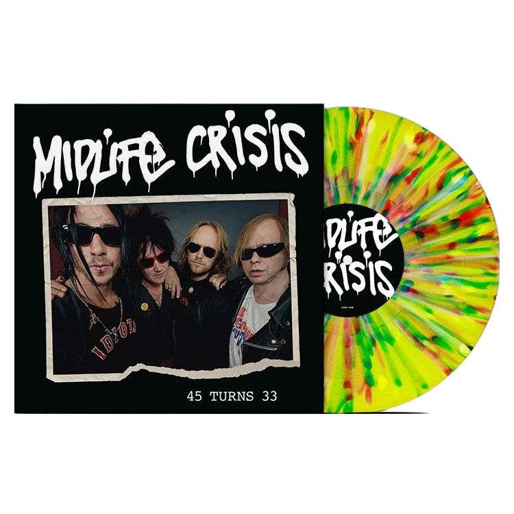 Midlife Crisis - 45 Turns 33 (Splatter Multicolour) - LP