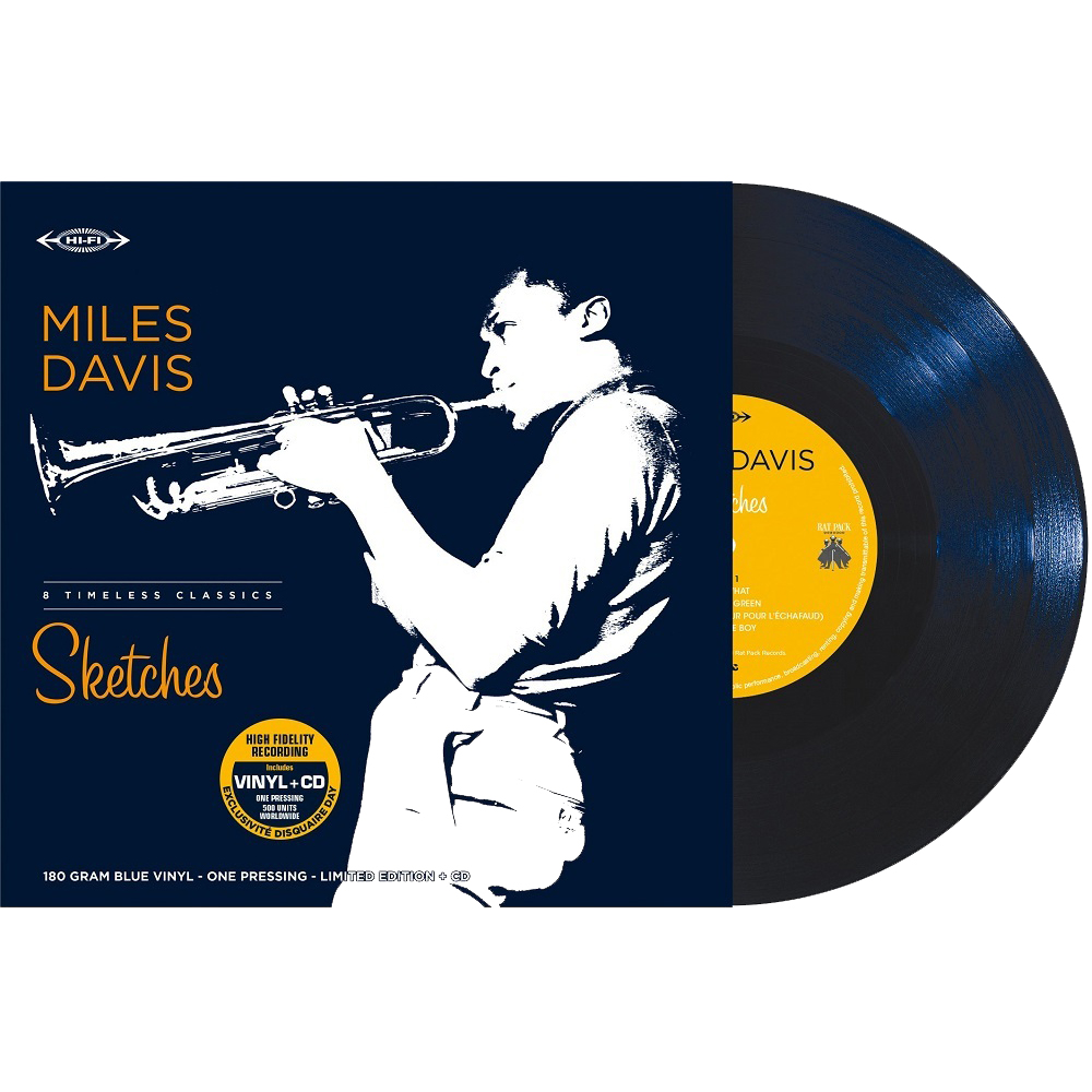 Miles Davis - Sketches (Blue Vinyl + CD)(RSD2021)- LP
