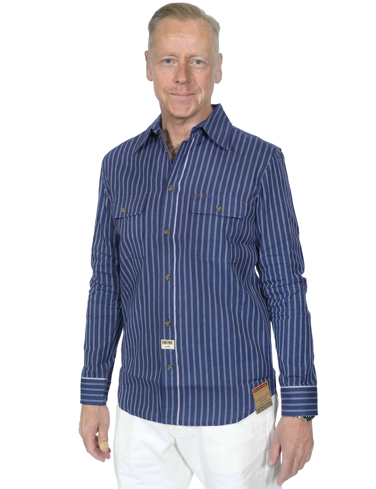 Milton-Shirt---Indigo-Stripe-Selvedge---1