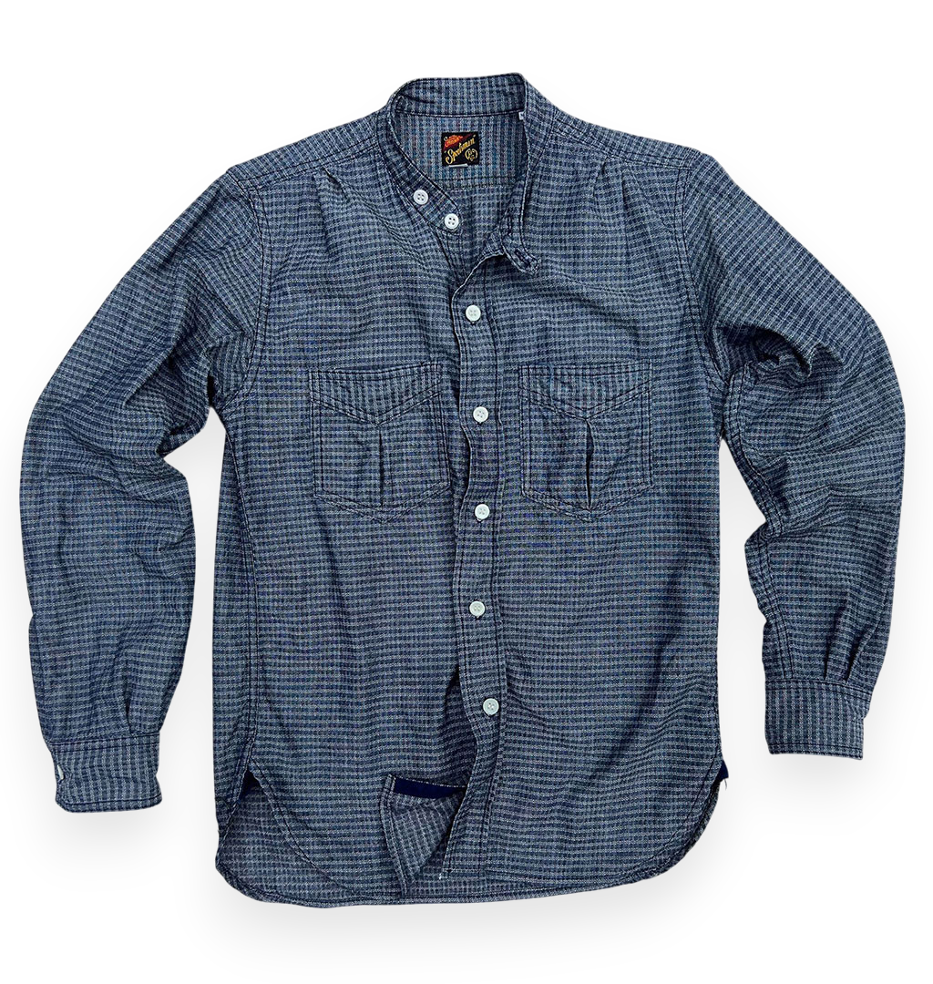 Mister Freedom - Homesteader Shirt - Indigo Jacquard