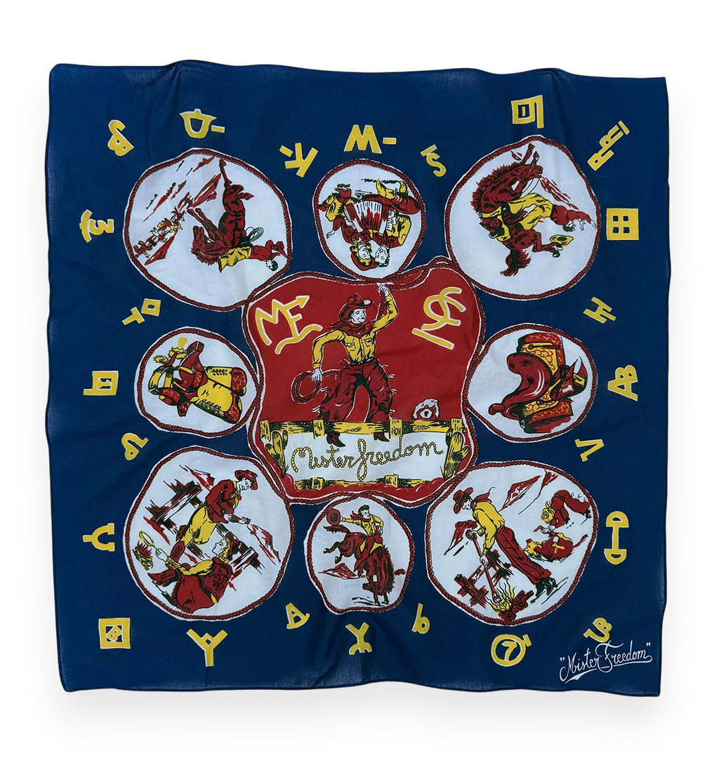 Mister Freedom - Ranch Bandana Kerchief - JV - Navy