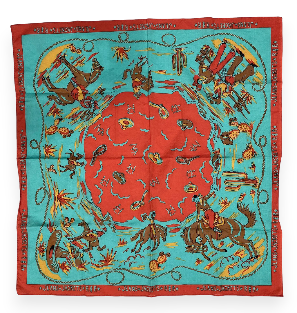 Mister Freedom - Ranch Bandana Kerchief - Turquoise