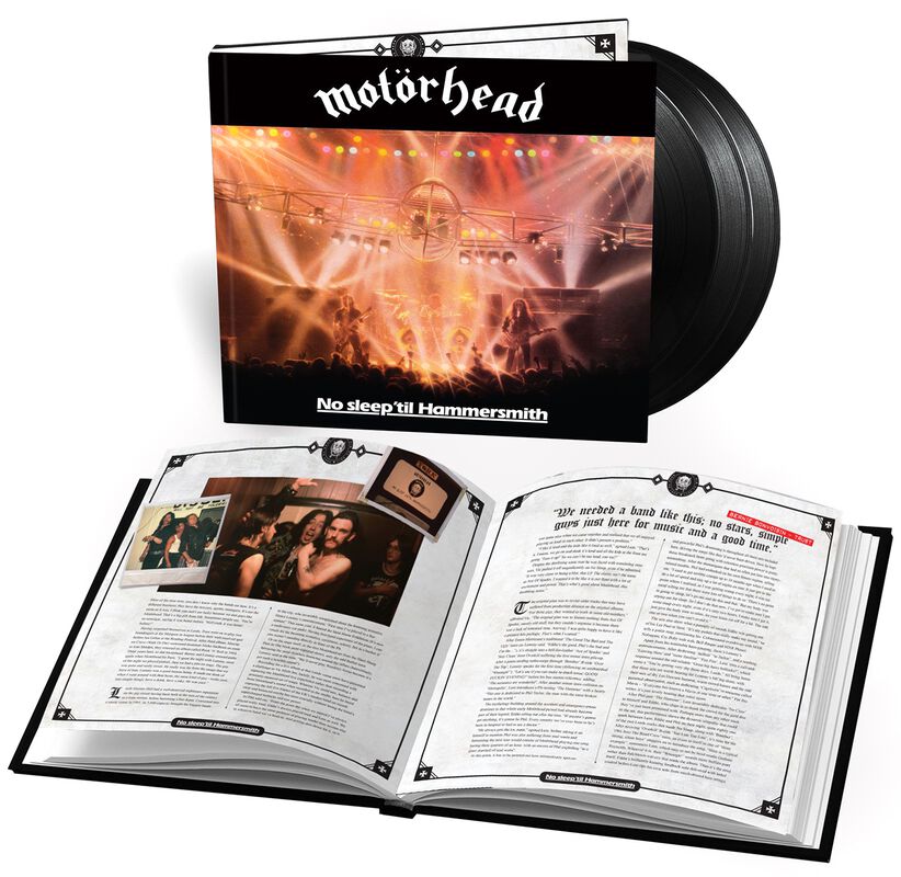 Motörhead - No Sleep ´til Hammersmith Deluxe (Book + LPs) - 3 x LP