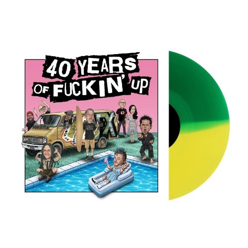 NOFX - 40 Years Of Fuckin´ Up Soundtrack (Green & Yellow Vinyl) - LP