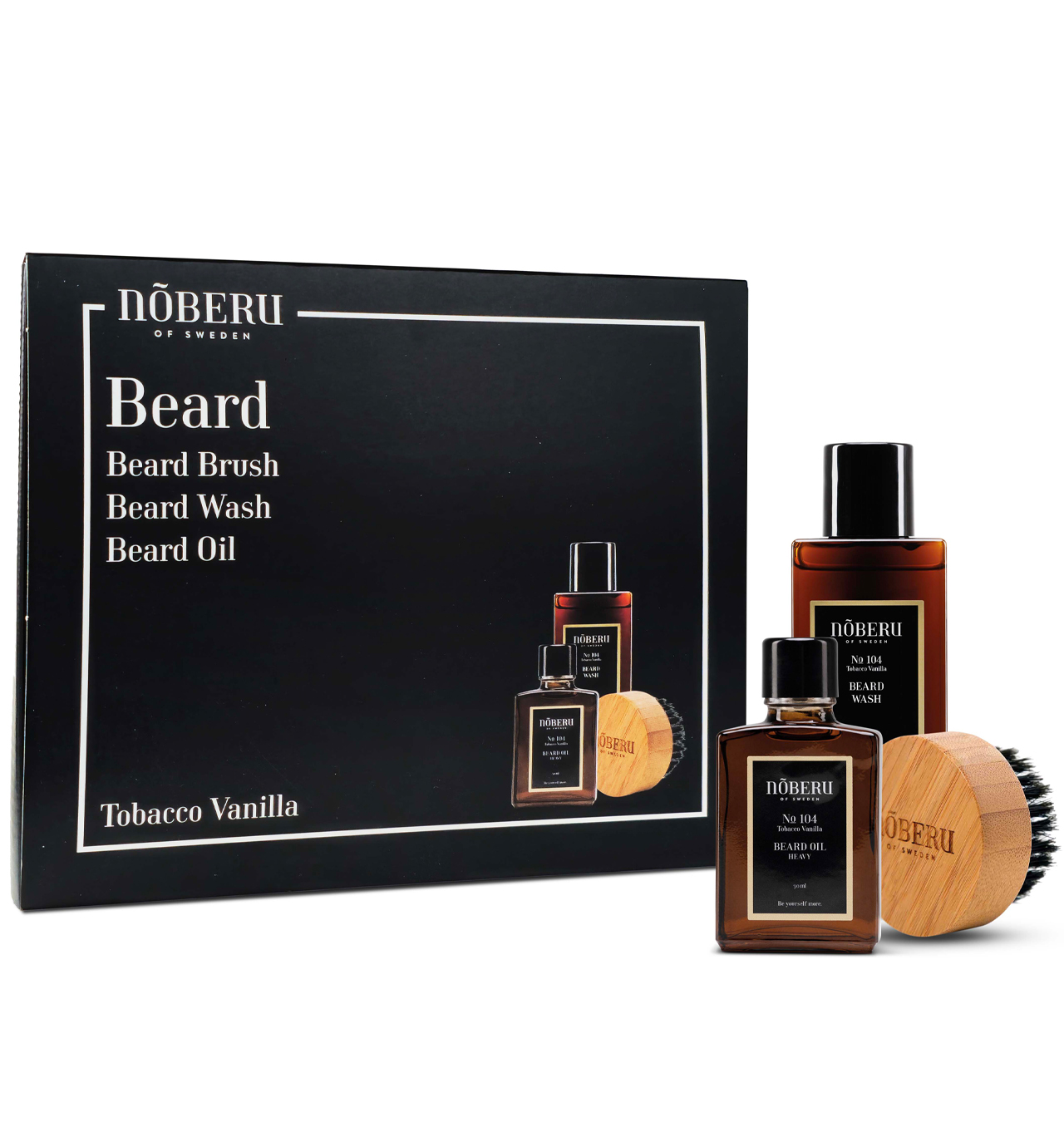 Nõberu - Beard Brush Gift Set