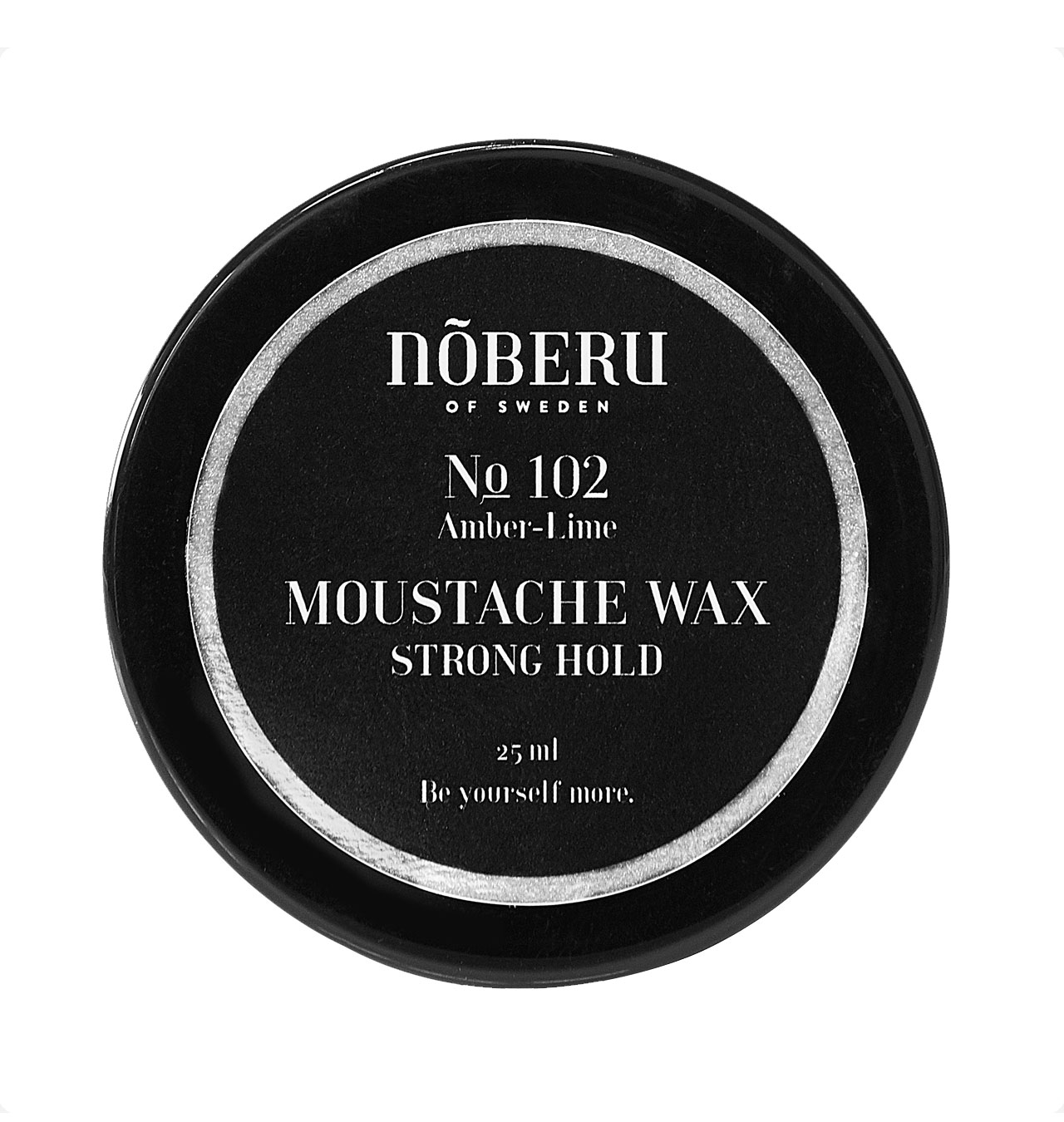 Nõberu - Moustache Wax Strong Hold Amber-Lime
