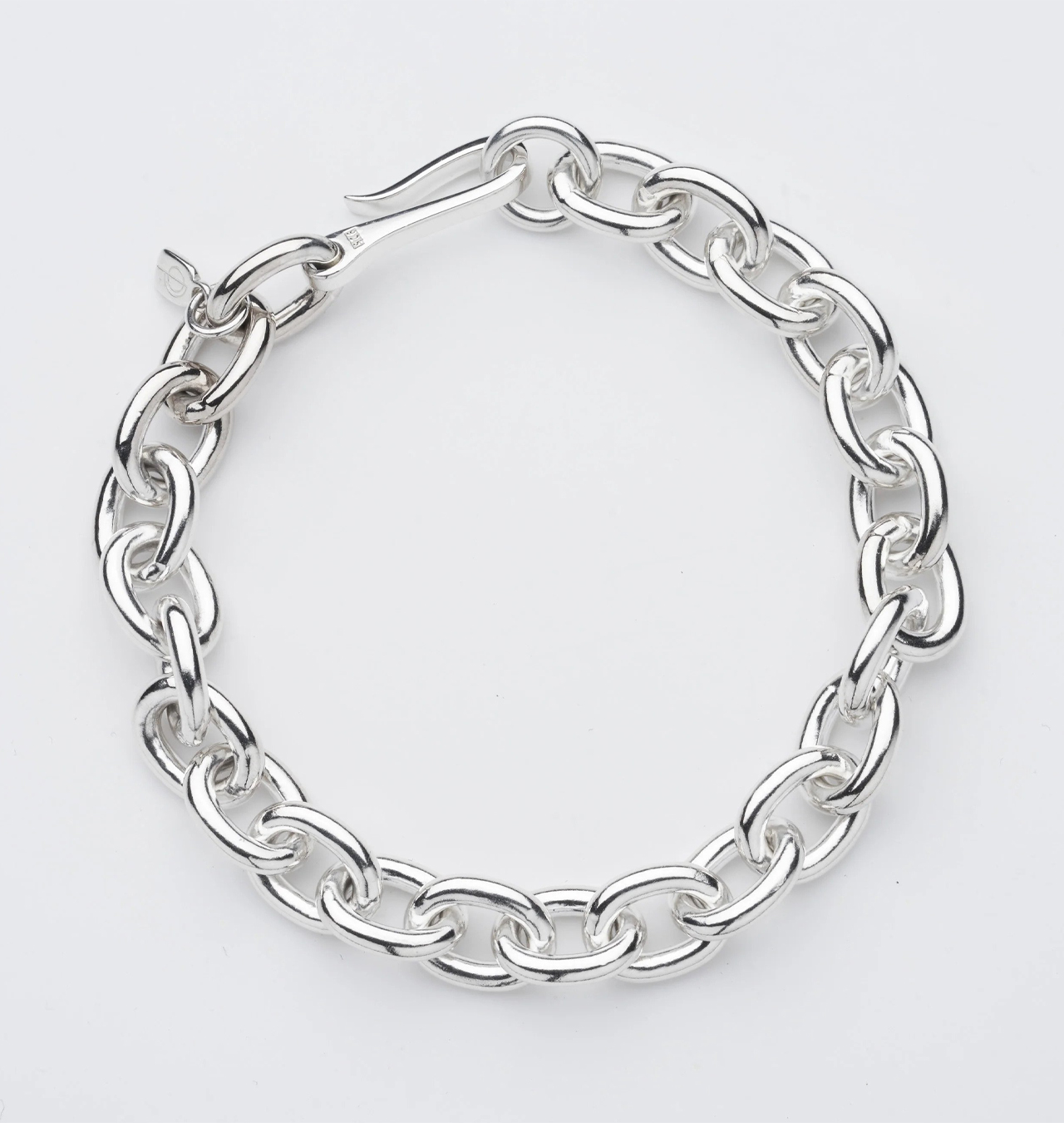 O.P Jewellery - Big Anchor Hook Bracelet - Silver