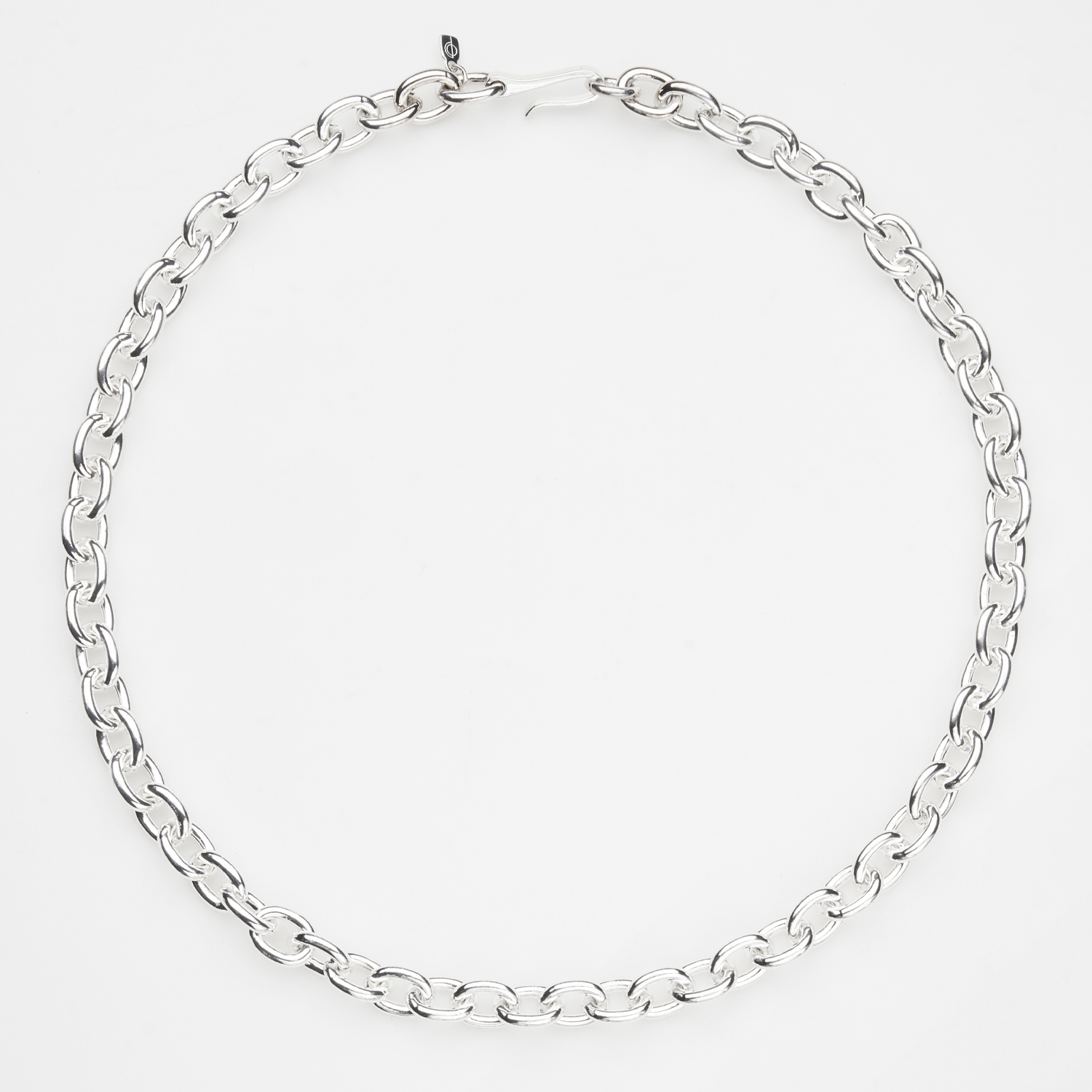 O.P Jewellery - Big Hook Necklace - Silver