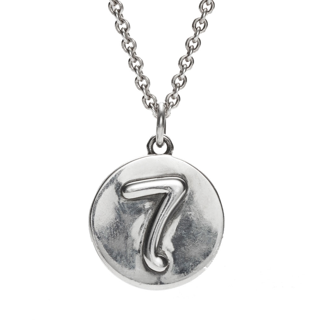 O.P Jewellery - Seven Pendant - Silver
