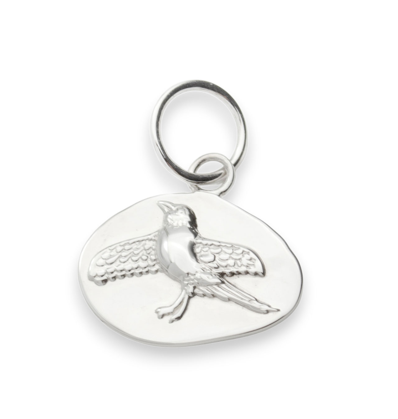 O.P Jewellery x Ragnar Persson - Skata Day Dream Magpie Silver Pendant