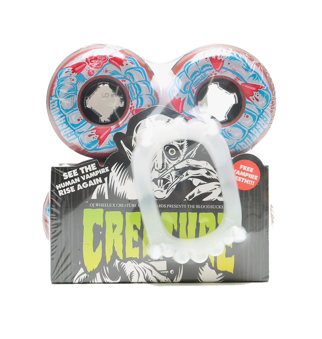 OJ Wheels x Creature - Curbsucker Bloodsuckers 97a Skate Wheels - 54mm